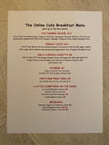 Cafe, Egg and Cheddar on a Wild Flour Focaccia, Saturday Breakfast only